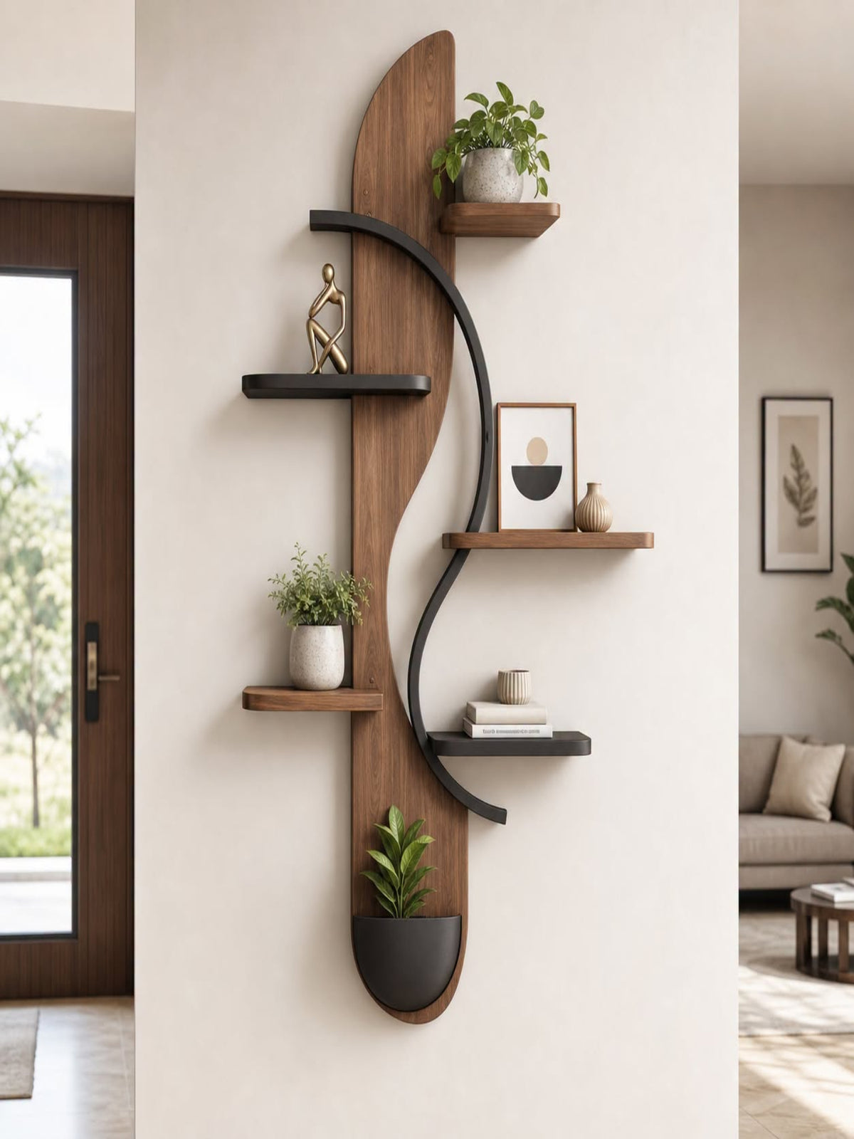 Simple Shelf Design For Living🥰 Room 2027