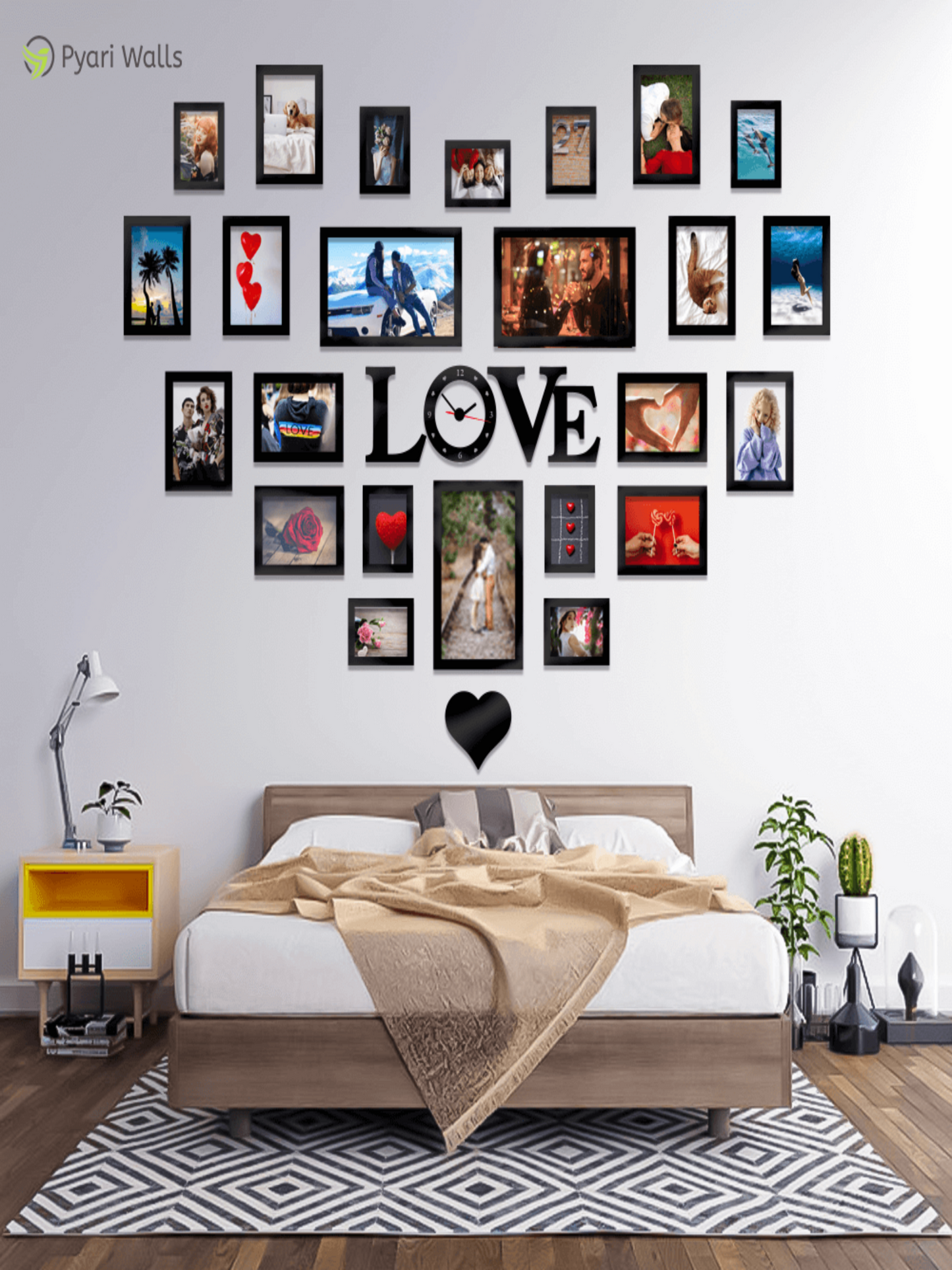 Love Photo Frames Clock - DIY - Image 1