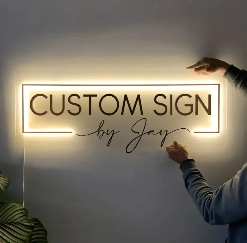 Customize Acrylic Neons Signs Or WhatsApp 03377232454 - Image 4