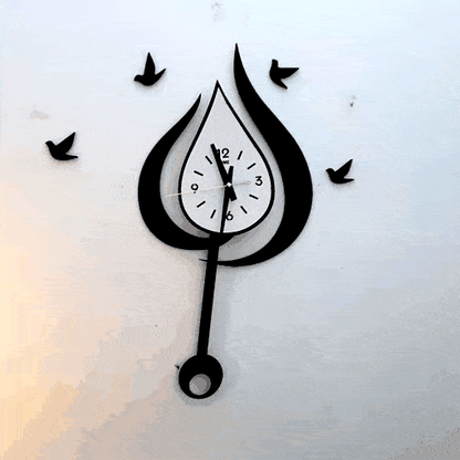 Water Drop Style Pendulum Wall clock - Image 2