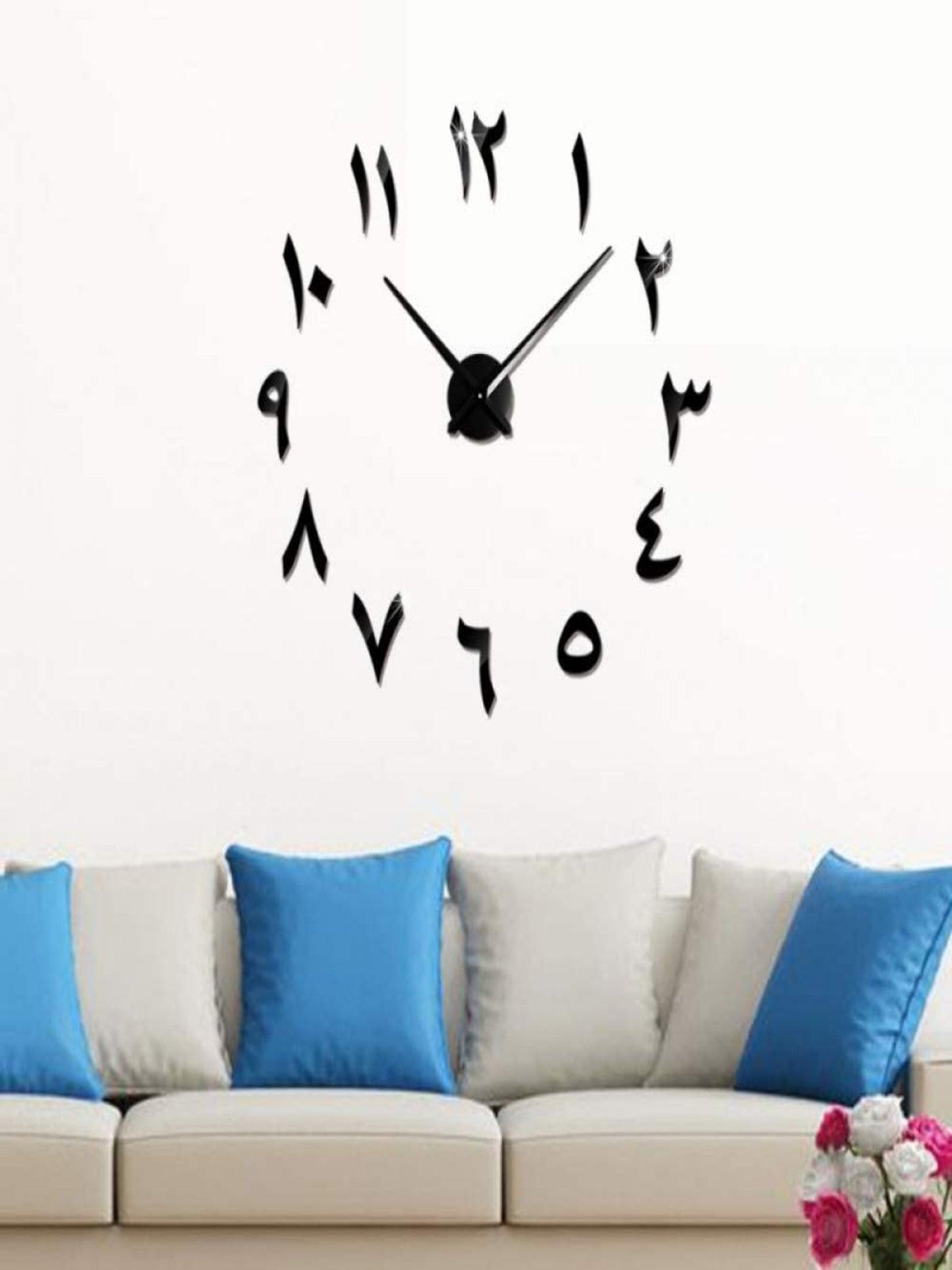 Acrylic Wall Clocks with big needles(arabic) - Image 1