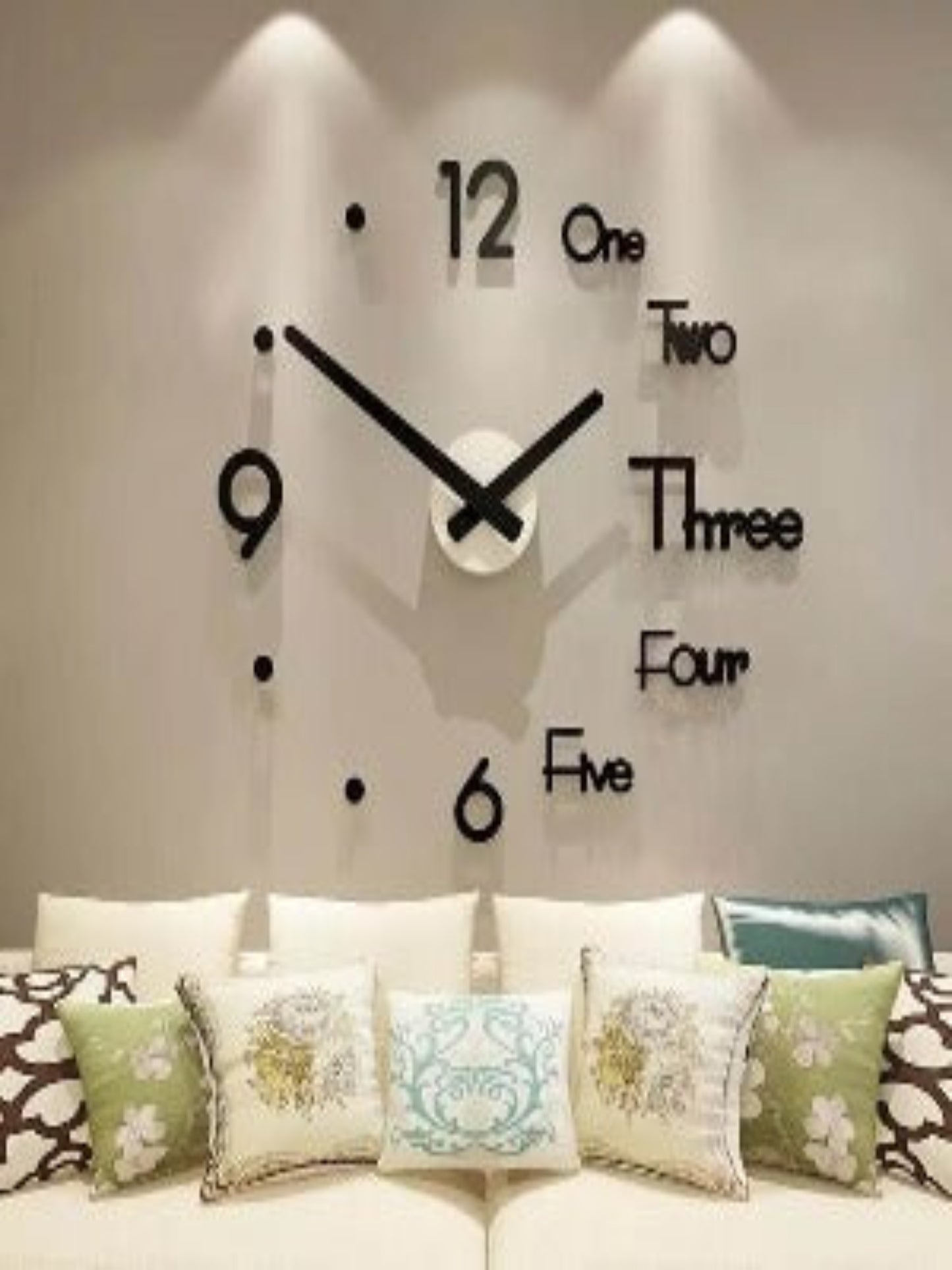 Acrylic Wall Clock with 12inches needles - Image 1