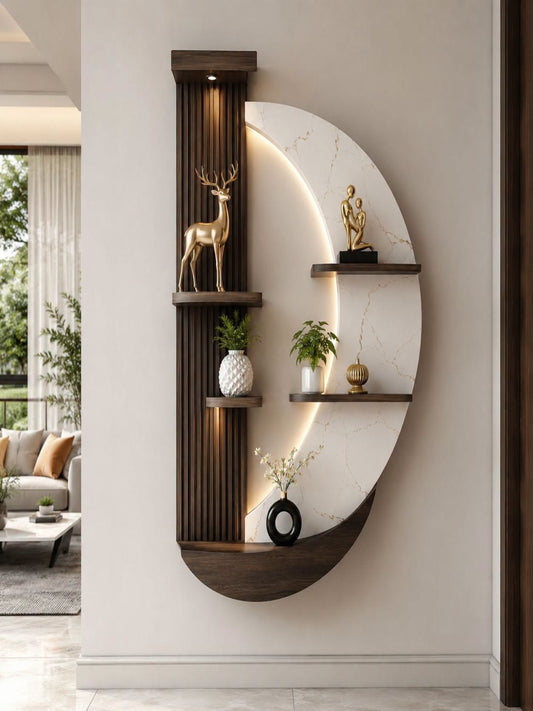 Modern Wall Shelf Elegance for Your Living Room ✨