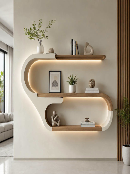 Transform Your Space with Elegant Floating Shelves