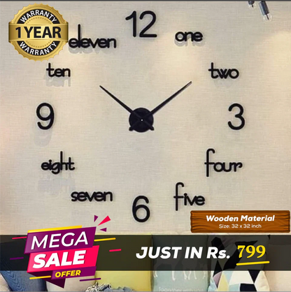 Summer Biggest Sale Buy 1 DIY Clock Get Free Hexagons Mirrors - Image 5