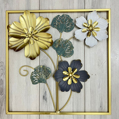 Imported Premium Quality Metal Flower Frame – Elegant Decorative Wall Art - Image 6