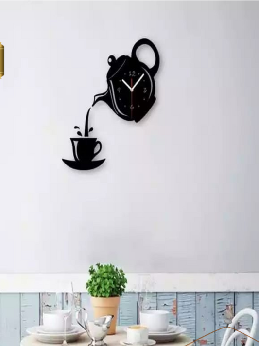 Kettle Tea Wall Clock for kitchen and Home - Image 1