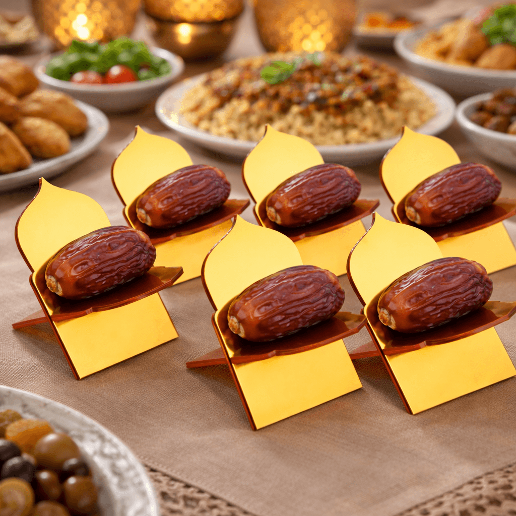 Ramadan Mini Kjhajoor Acrylic Holder Set - Image 1