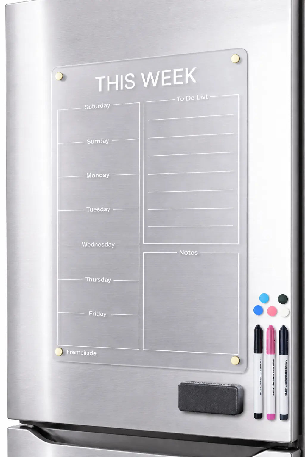 Weekly Magnetic Planner Board To-do list Acrylic Board - Image 2