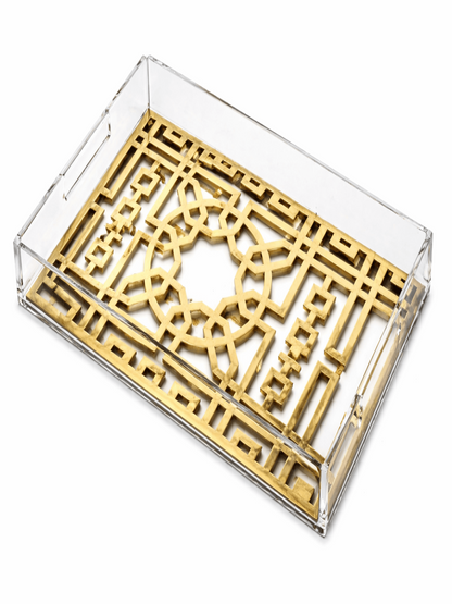 Crystal Edge Luxury Acrylic Tray-CELT02 - Image 1