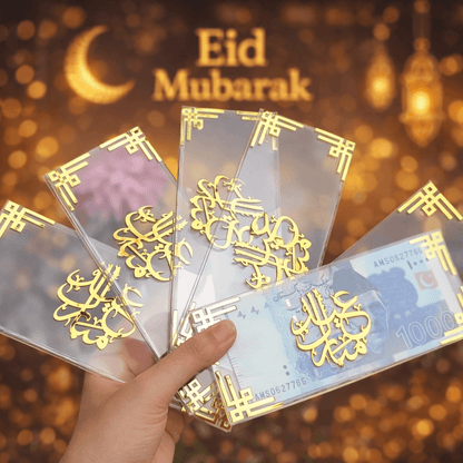 Premium Acrylic Eidi Envelopes – Eid Mubarak Gift Envelopes -COR01 - Image 2