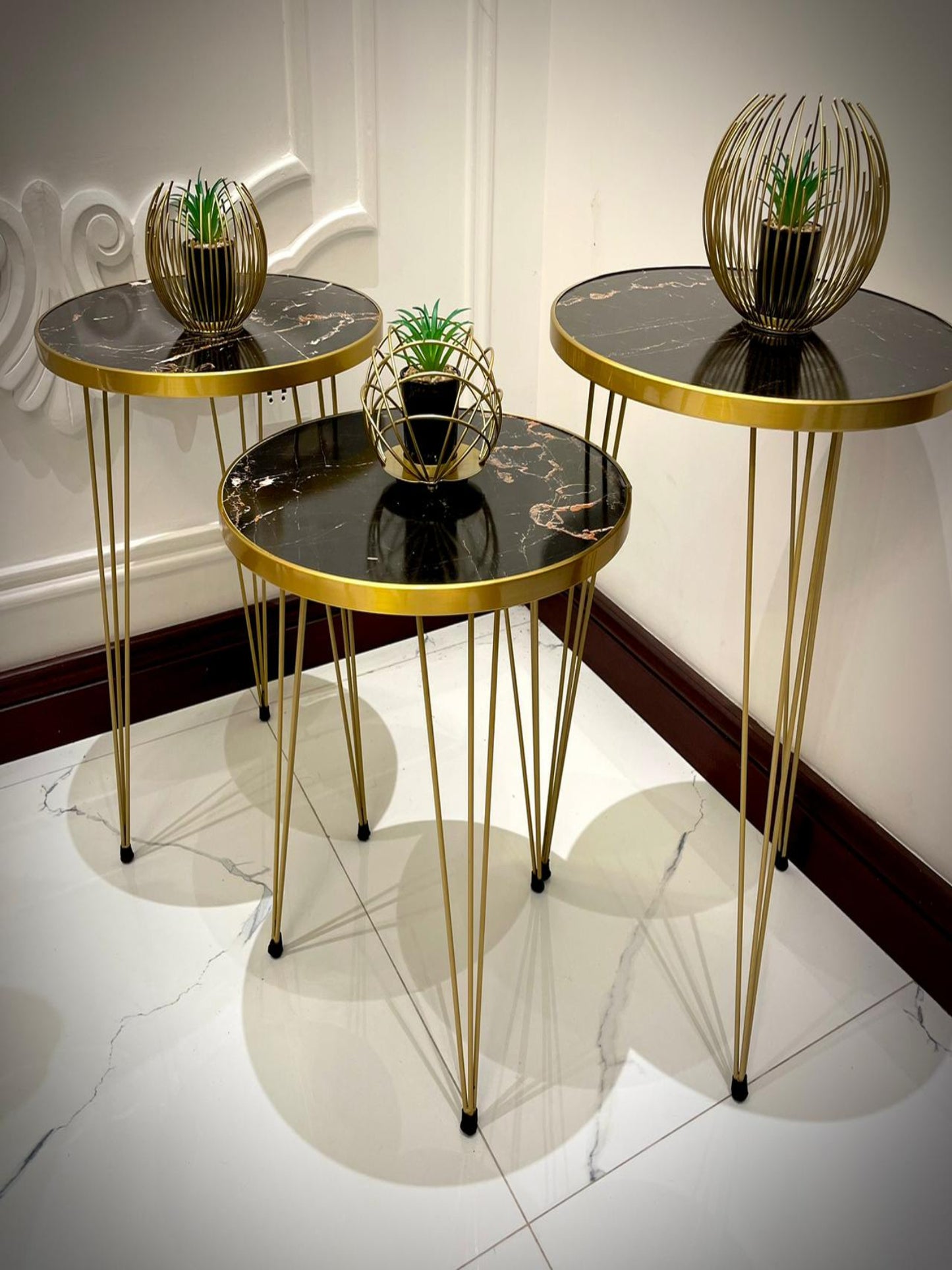 Modern Coffee Table – Nesting End Table & Side Table Set for Stylish Living - Image 1