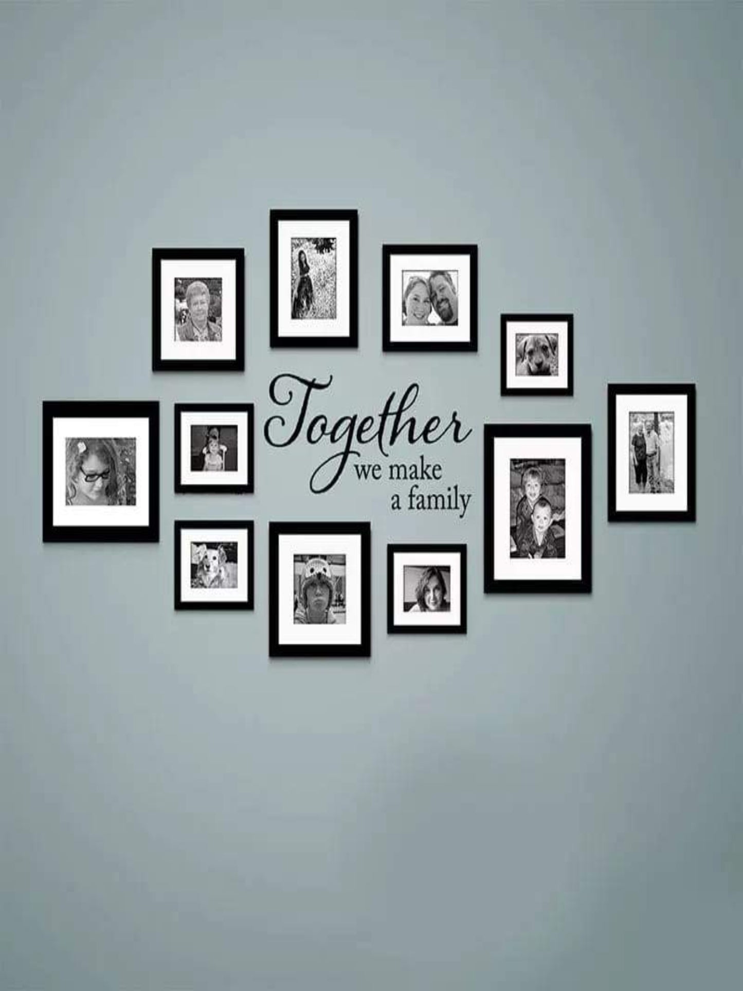 TOGETHER WE ARE FAMILY FRAMES (12 FRAMES) - Image 1