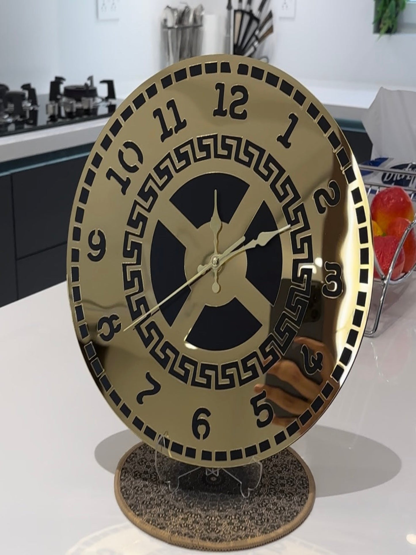 Luxury Wall Clock/Table Round Clock for Living Room & Bed Room - Image 1