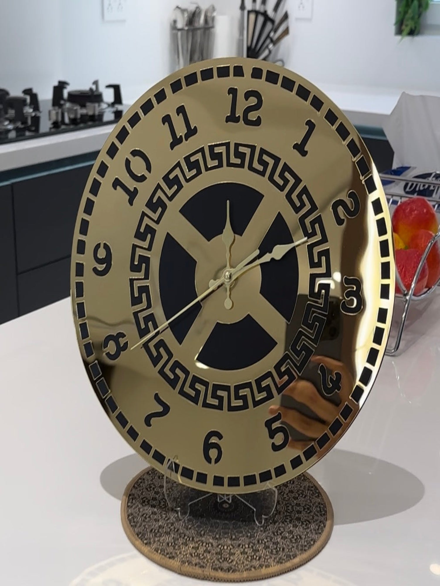 Luxury Wall Clock/Table Round Clock for Living Room & Bed Room - Image 1