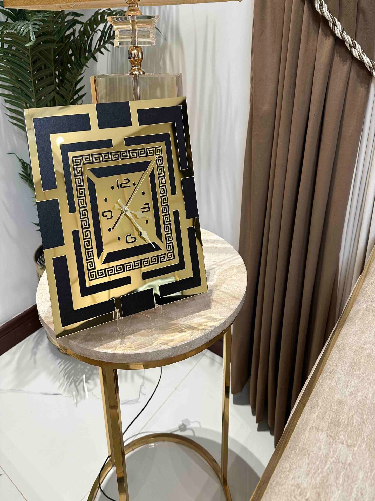 Luxury Wall Clock/Table Clock for Living Room & Bed Room - Image 1