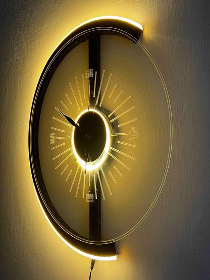 Neon Decorative Wall Art Clock - Wall Clocks - Image 1