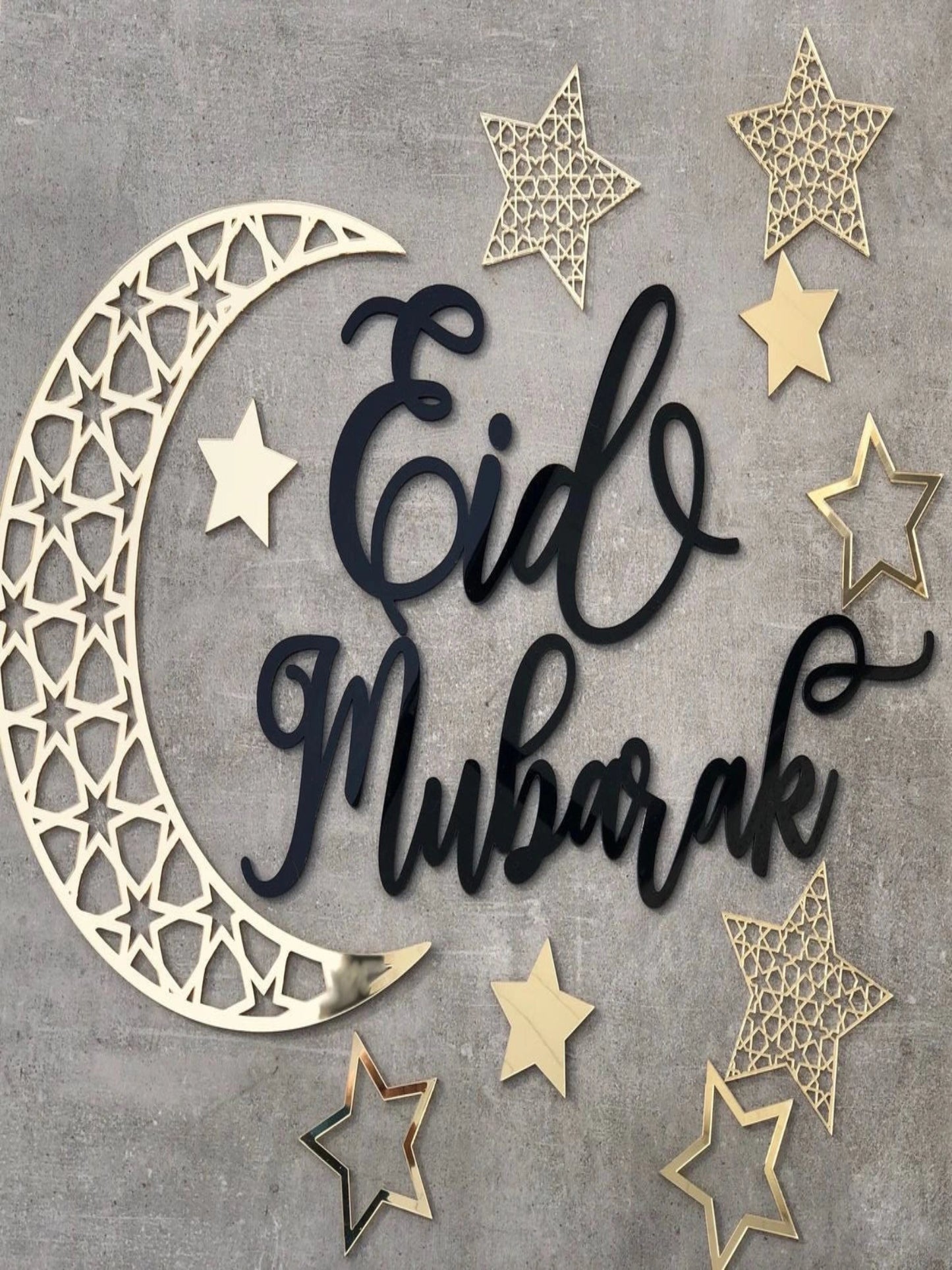 Eid Mubarak Wall Decoration Islamic Eid Decor - Image 1