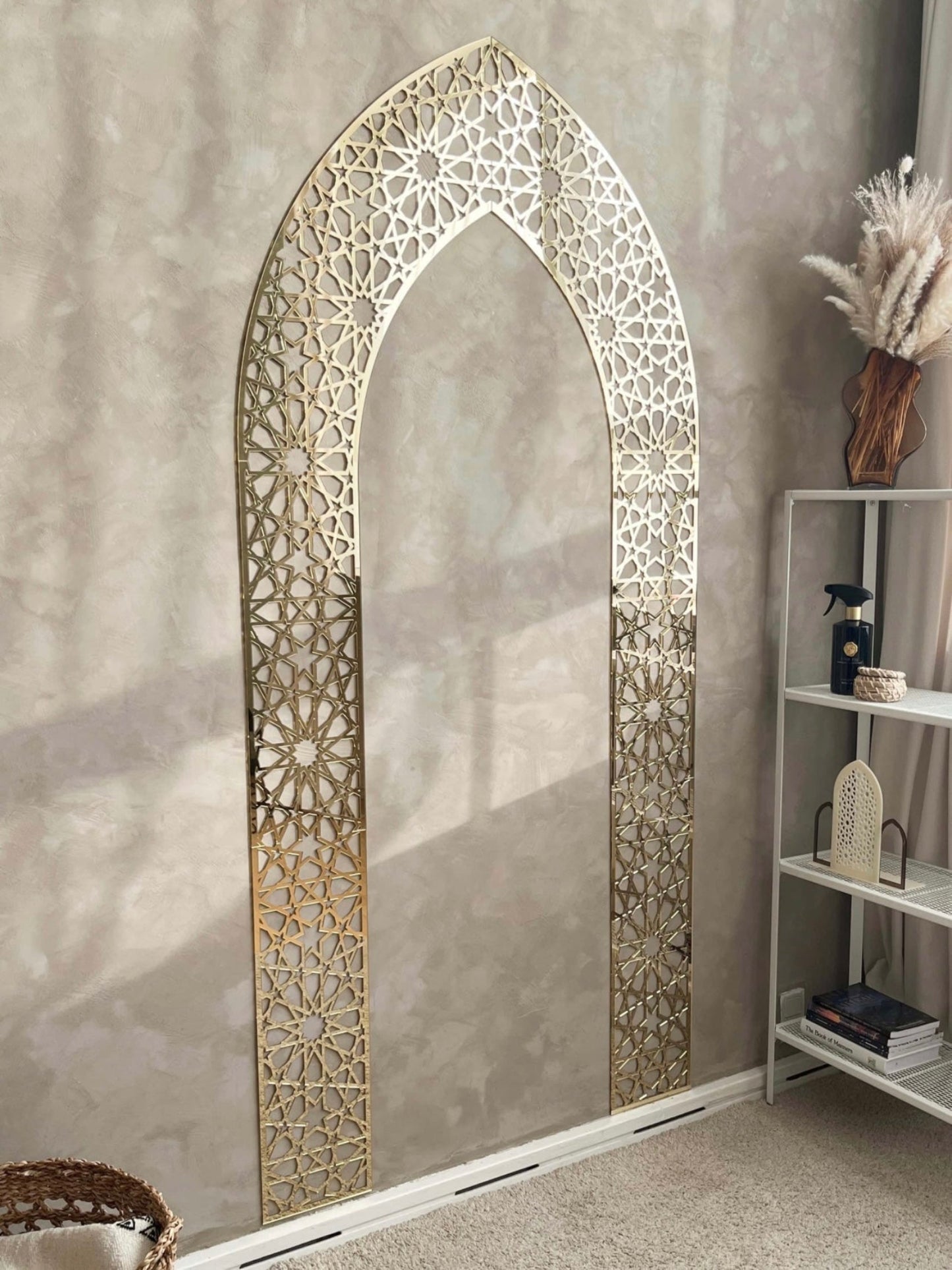 Mehrab Wall Art for Prayer Area Room – Elegant Namaz Decor Piece - Image 1