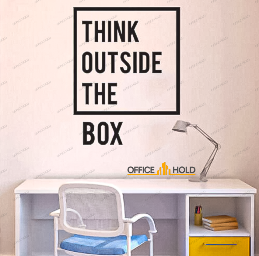Think Out Side The Box Motivational Office Wall (totb01) - Image 3