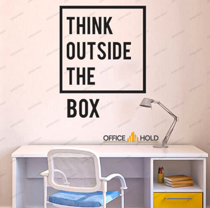 Think Out Side The Box Motivational Office Wall (totb01) - Image 3