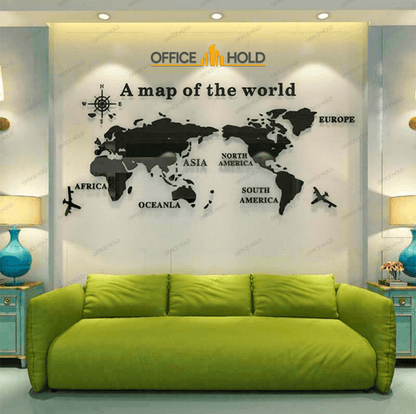 Hot! World Map 3D Design - Image 2