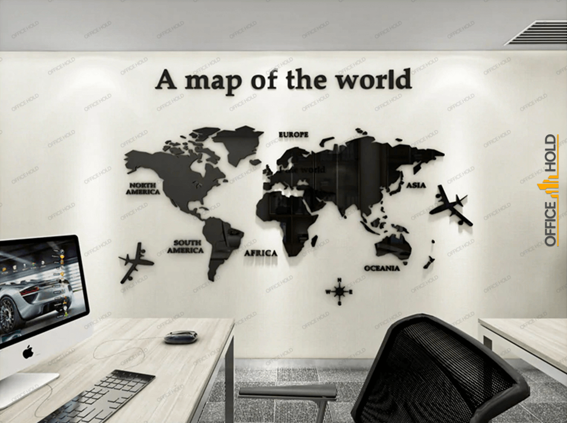 Hot! World Map 3D Design - Image 3