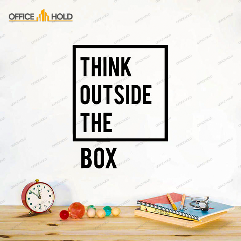 Think Out Side The Box Motivational Office Wall (totb01) - Image 2