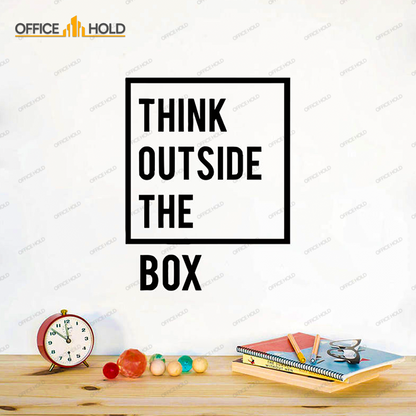 Think Out Side The Box Motivational Office Wall (totb01) - Image 2