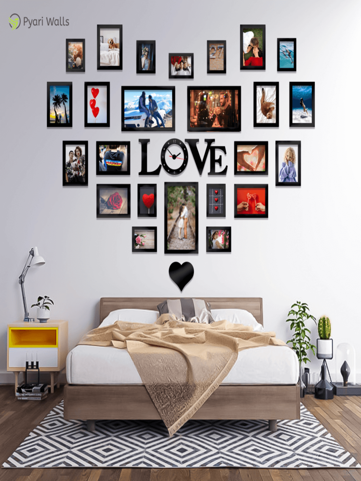 Love Photo Frames Clock - DIY - Image 1