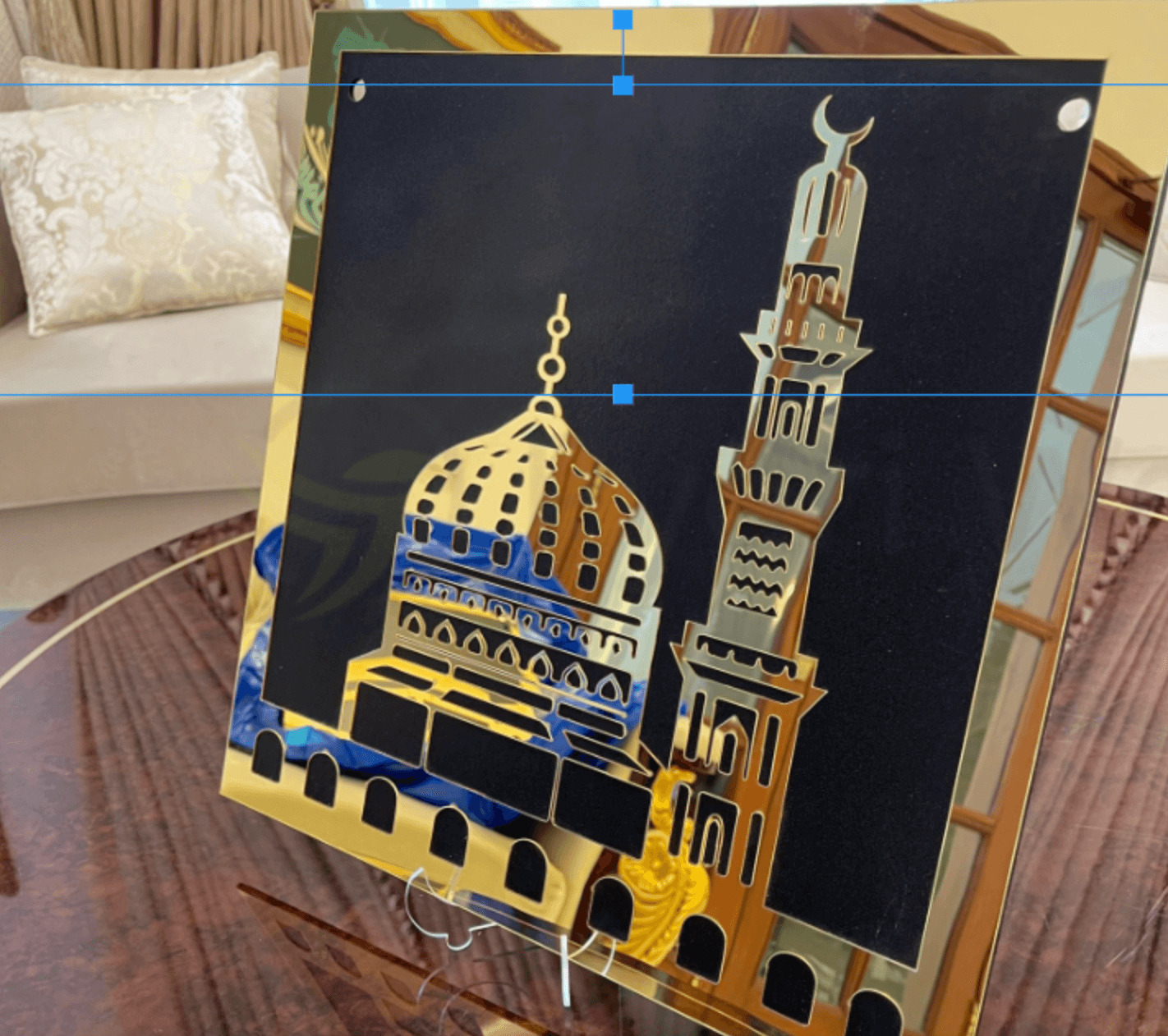Islamic Wall hanging Khana Kaaba and Roza Rasool (SAW) Set - Walls Decor - Image 4