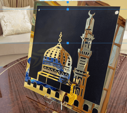 Islamic Wall hanging Khana Kaaba and Roza Rasool (SAW) Set - Walls Decor - Image 4