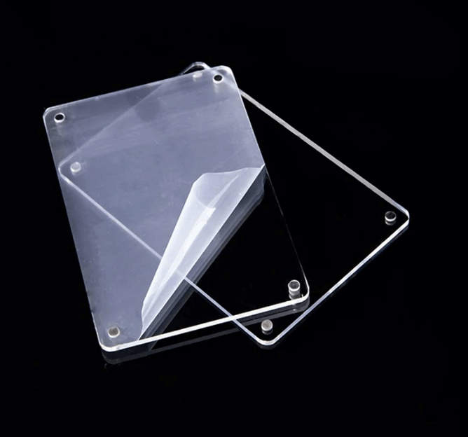 Magnetic Fridge Frames-Transparent Magnetic Acrylic Picture Frame Clear Frameless Memos for office and Refrigerator 3x4 inches each - Image 5