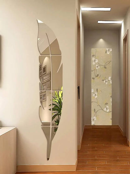 Premium Acrylic Leaf Mirror - Image 1