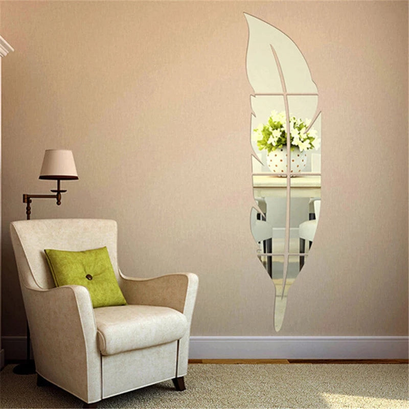 Premium Acrylic Leaf Mirror - Image 3
