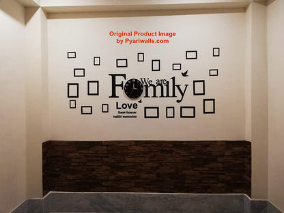 Big Family Frames Clock - Wall Clock - Image 2