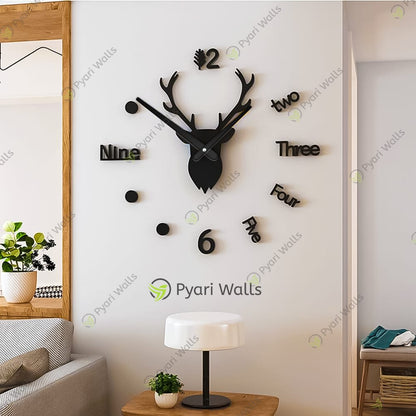 Deer Wall Clock Large - Hot Selling markhor - Image 4
