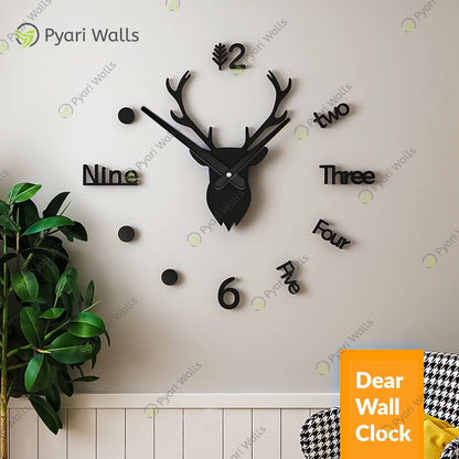 Deer Wall Clock Large - Hot Selling markhor - Image 5