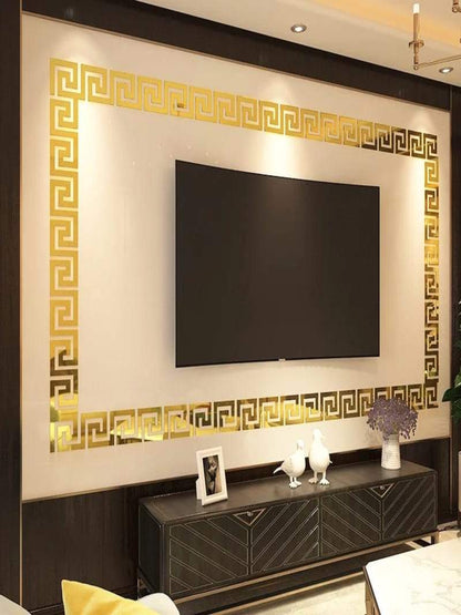 Building Acrylic Border Mirror Decor - Image 1