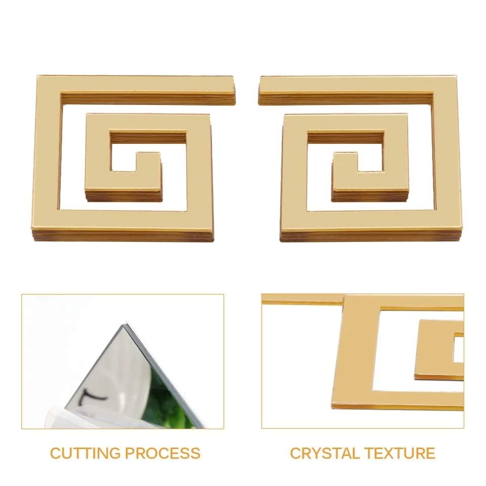 Building Acrylic Border Mirror Decor - Image 4