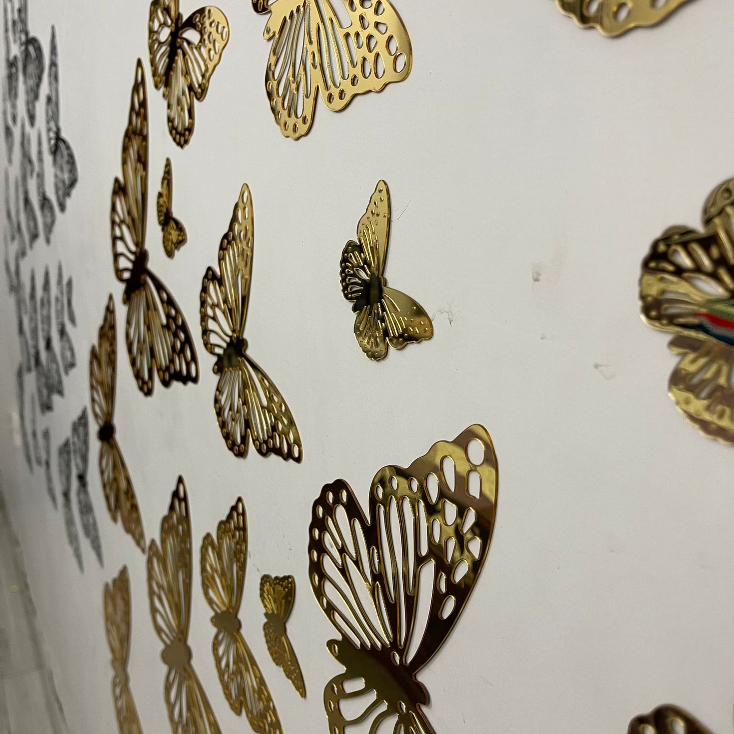 New 2024 Style Acrylic Mirror butterflies set for Wall Decor - Image 3