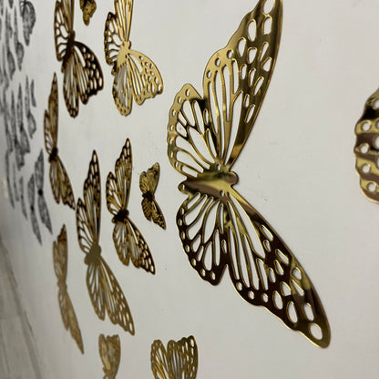 New 2024 Style Acrylic Mirror butterflies set for Wall Decor - Image 5