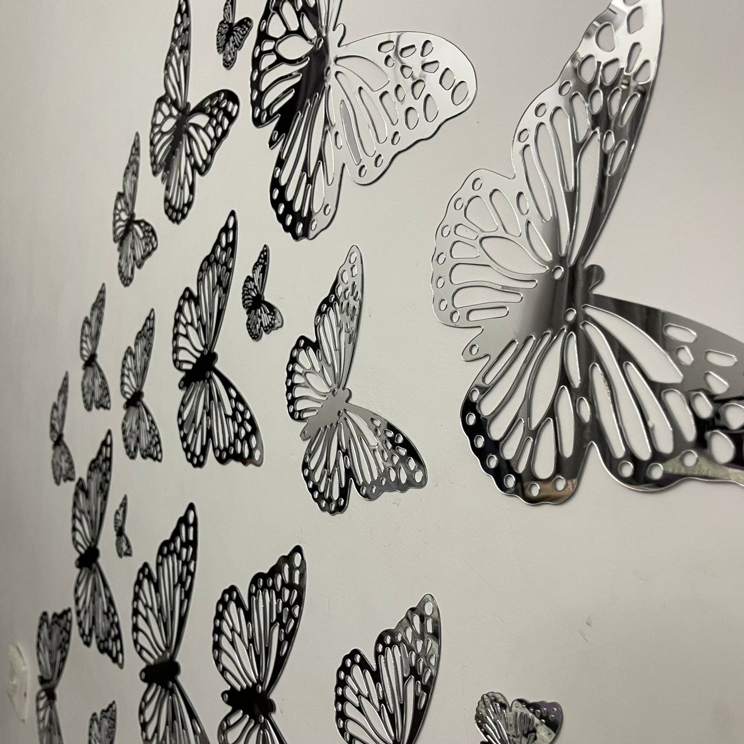 New 2024 Style Acrylic Mirror butterflies set for Wall Decor - Image 4