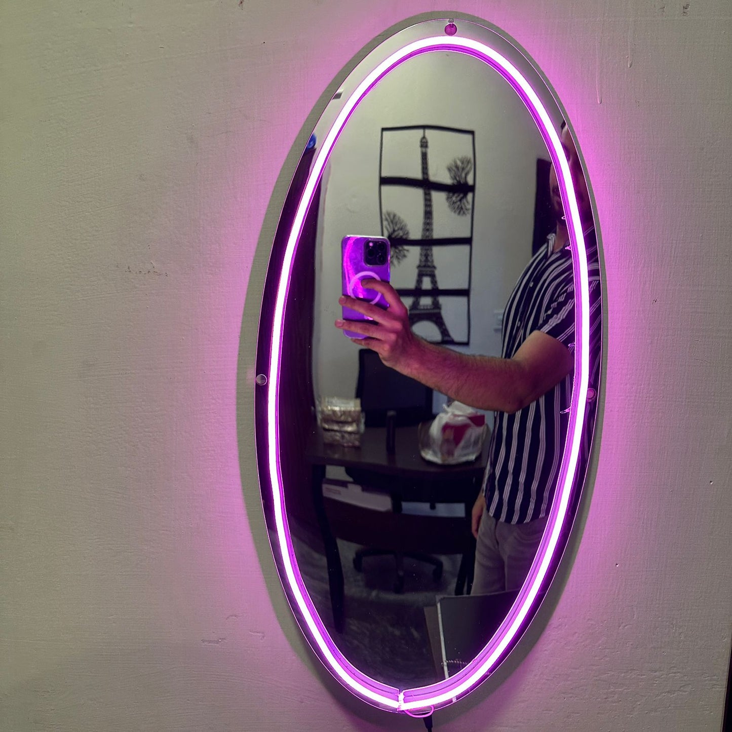Neon Selfie Acrylic mirror for Room Walls - Image 7