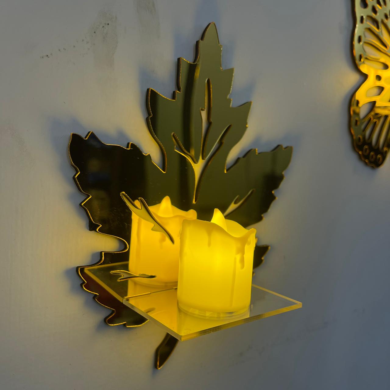 Golden Acrylic DIY Mini Shelves Wall Decor - Image 6