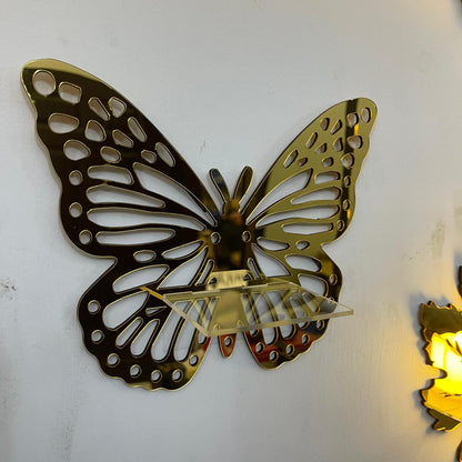 Golden Acrylic DIY Mini Shelves Wall Decor - Image 2