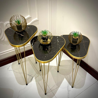 Modern Coffee Table – Nesting End Table & Side Table Set for Stylish Living - Image 3