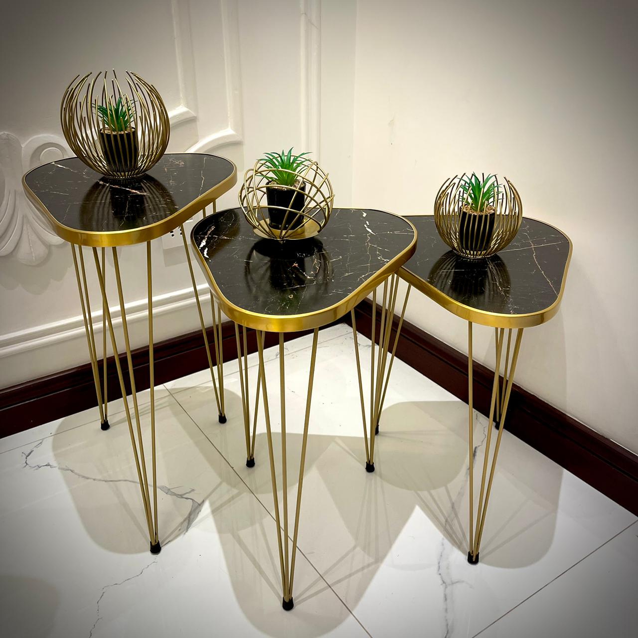 Modern Coffee Table – Nesting End Table & Side Table Set for Stylish Living - Image 10