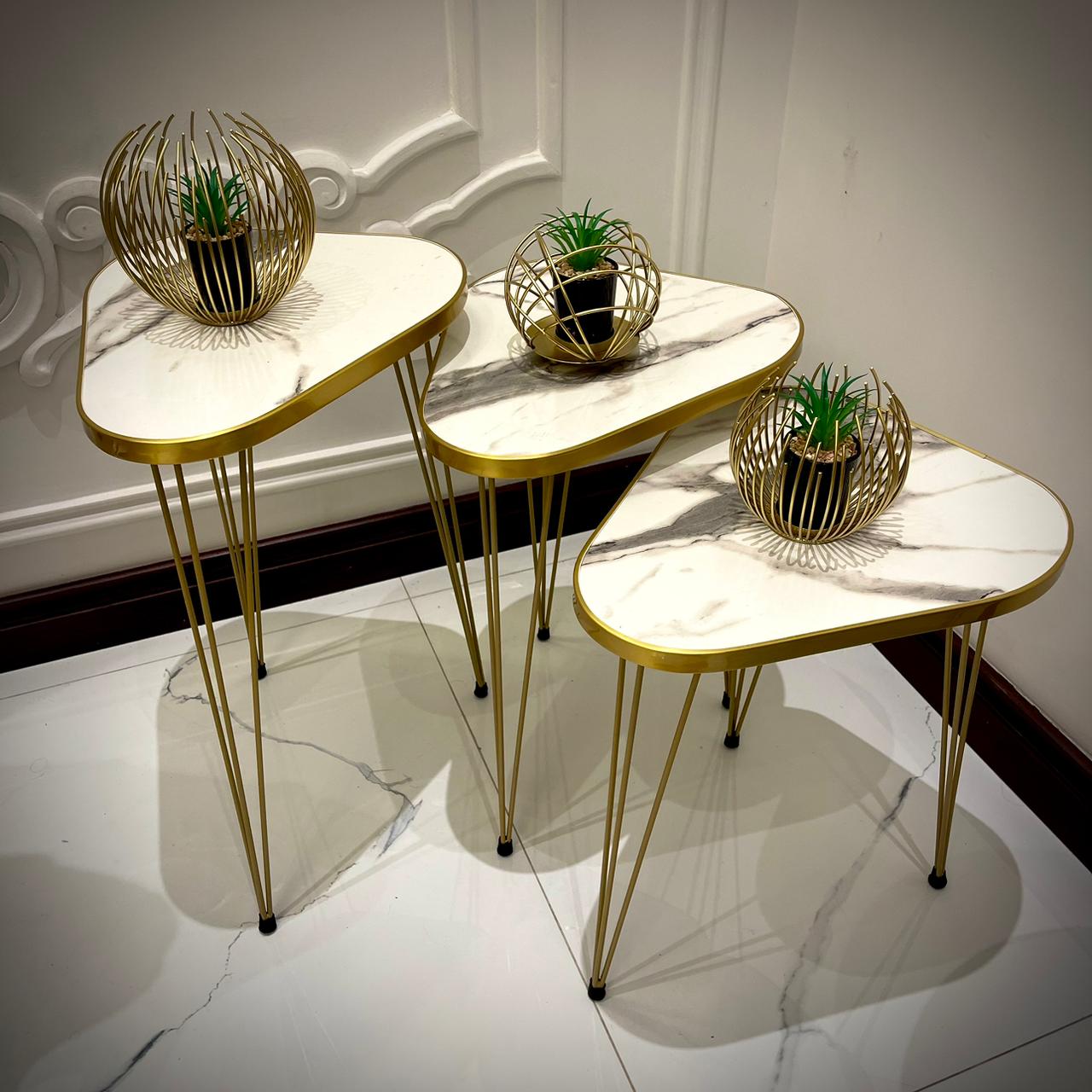 Modern Coffee Table – Nesting End Table & Side Table Set for Stylish Living - Image 7
