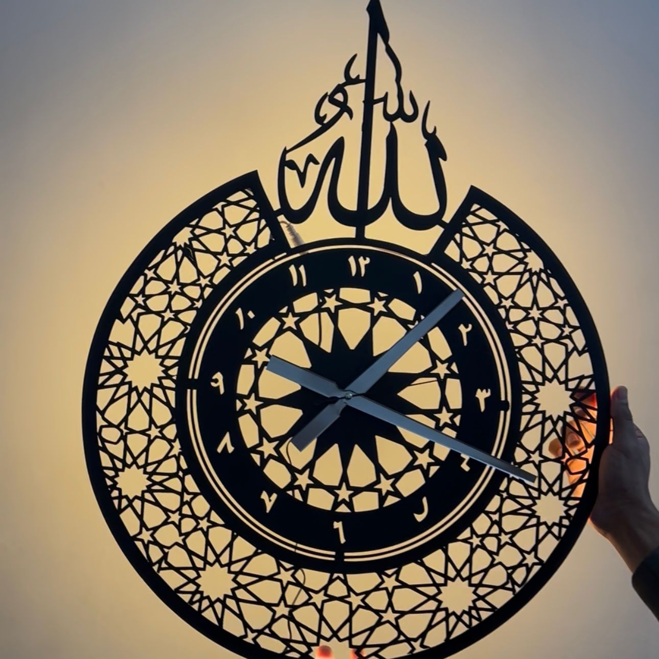 Divine Glow Islamic Clock - Image 3